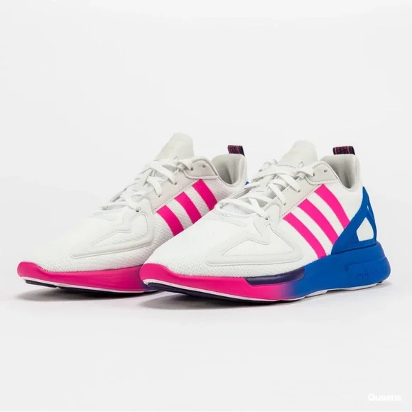 Pink Adidas Zx 2k Flux White Adidas Shoes Adidas Zx 2k Flux Poshmark